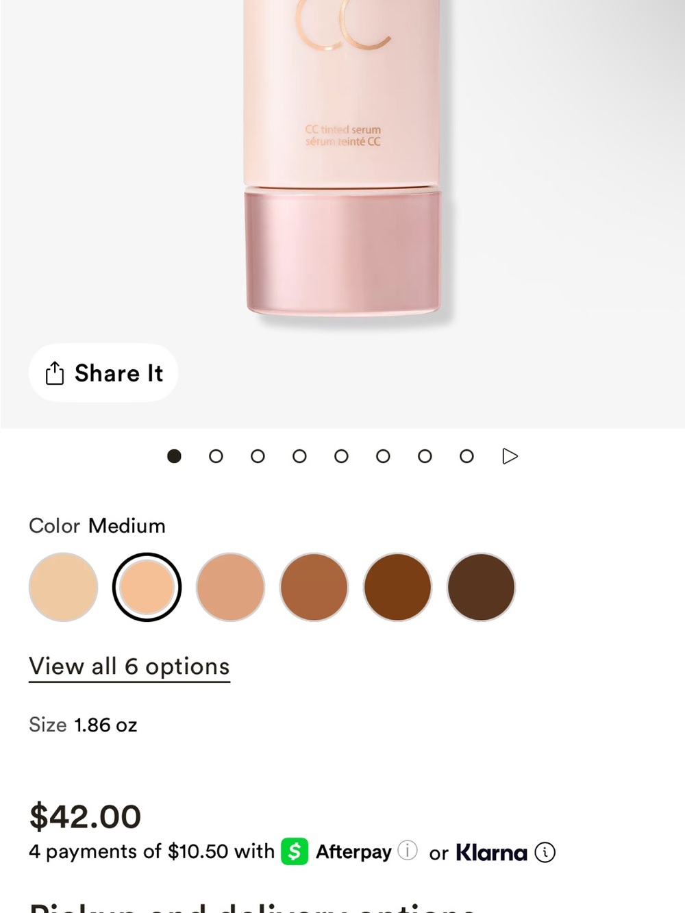 tarte CC Tinted Serum